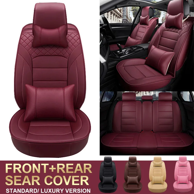 

Universal Luxury PU Leather Full Car Set Seat Cover Auto Seat Protector For Chevrolet Aveo for Cruze lacetti Captiva