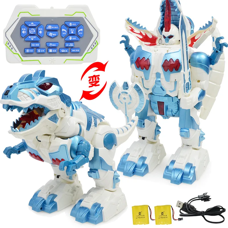 

Chargeable Remote Control a Key Transformation Electric Dinosaur Smart Sensing Robot Early Childhood Educational CHILDREN'S Toy