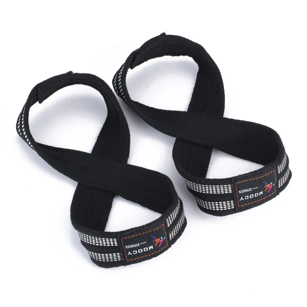 8-Shaped Power Belt With Eight-Word Resistance With Horizontal Bar Fitness Weightlifting Hard 8 Lifting Straps