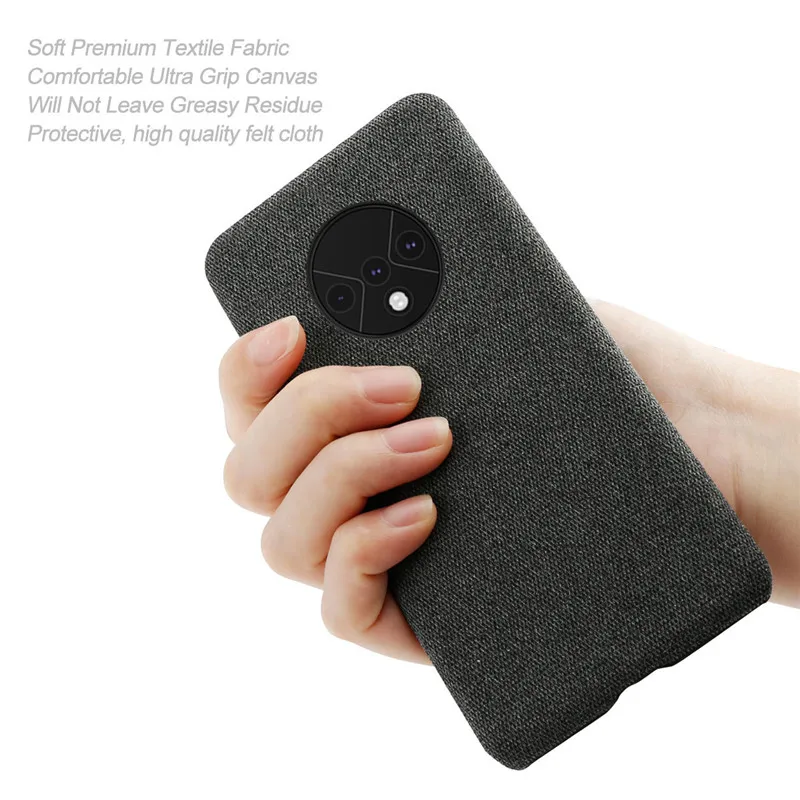 Роскошный тканевый чехол для телефона Quzong для OnePlus 7T 7 Pro 6 6t 5 5t чехол s Гибридный Твердый пластиковый чехол на заднюю панель для One Plus 6 6T 5 5T 7T