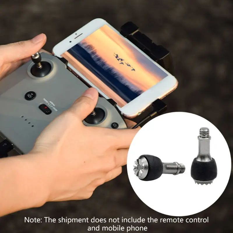 

2pcs Anti-skid Thumb Rocker Remote Control Joystick Handle for DJI Mavic Air 2 Drone Transmitter Accessories