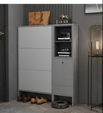  Modern Simple Household Shoe Cabinet Nordic Small Family Large Capacity Multi-storey Storage Cabinet Economic Door Shelf 