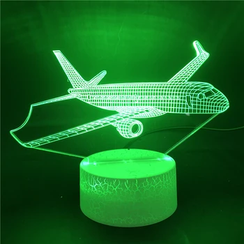 

Alarm Clock Base Airbus Led Night Light Touch Sensor Lamp Bluetooth Room Room Festival Decor Multi-color with Remote Atmosphere