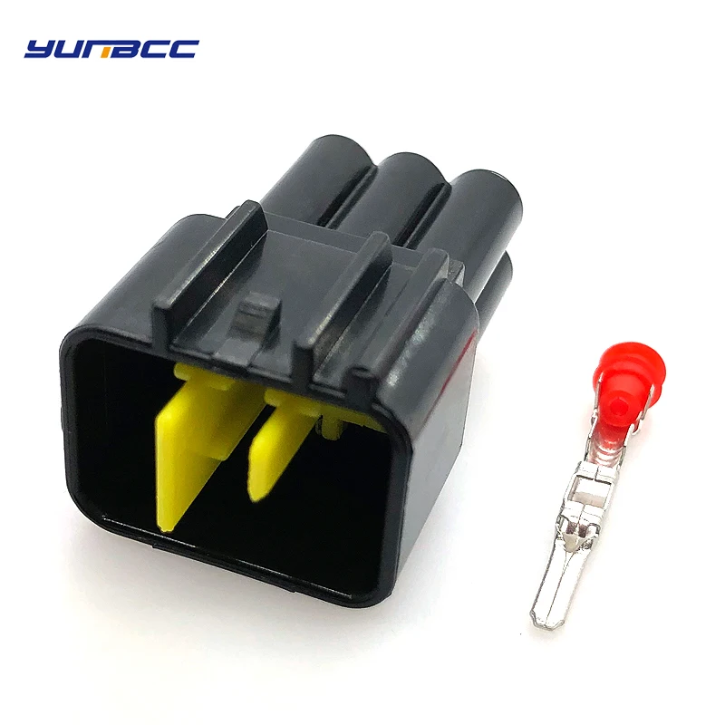 

2 pieces/pcs 6 Pin/way Male Waterproof Window Lifter Wire Connector High-voltage Ignition Coil Plug FW-C-6M-B For Ford Mondeo