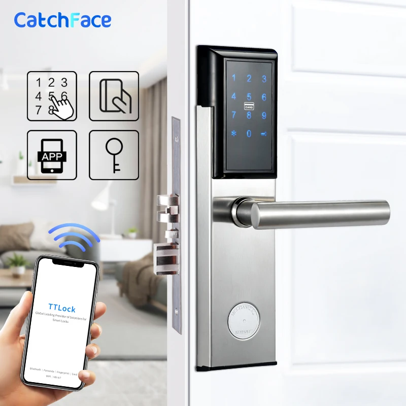 Электронный цифровой дверной замок с Bluetooth Wi Fi клавиатурой паролем|smart door lock|door