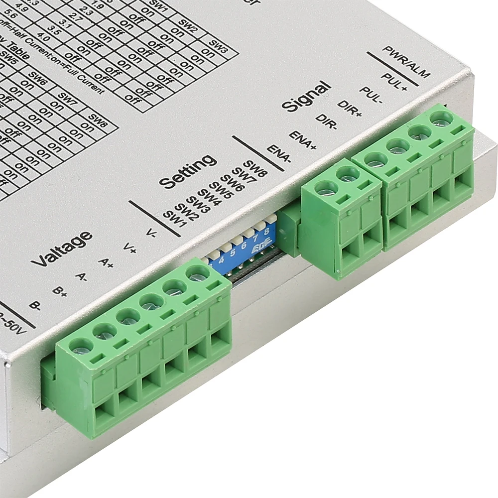 Rtelligent R60 цифровой NEMA 23 24 шаговый двигатель драйвер контроллер 50VDC 5.6A для CNC