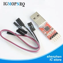 1 шт. CP2102 модуль USB для TTL Серийный UART STC кабель для загрузки PL2303 супер кисть линия обновления(красный
