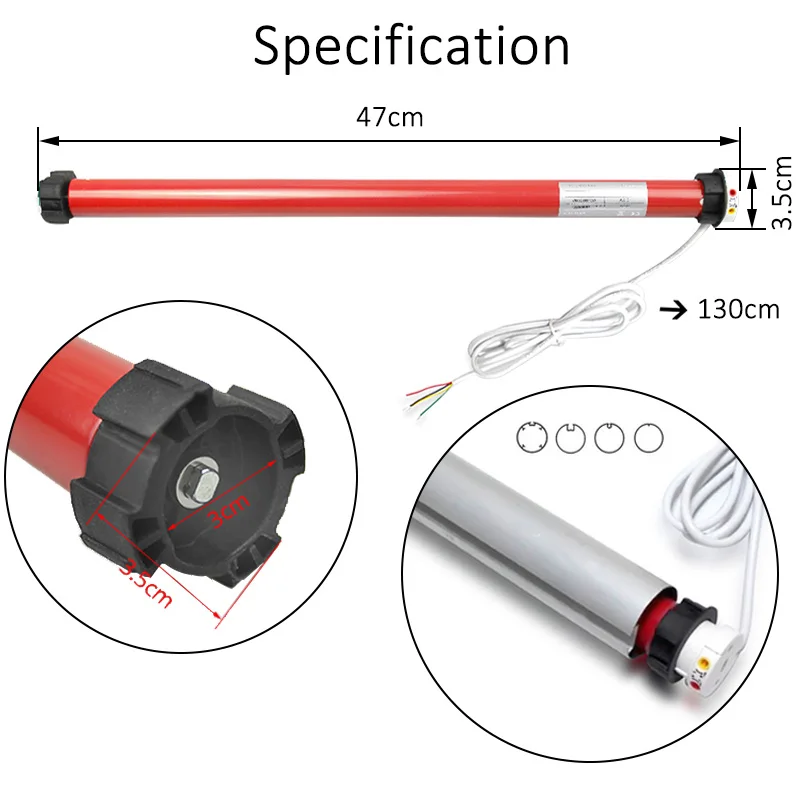 25mm motor tubular 110 v 220 v 04