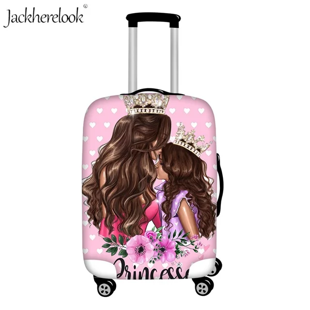 HK817 Чехол для багажа jackhereook Super Mom с принтом «любовь» для мамы, чехол для дорожного чемодана, Пыленепроницаемая багажная тележка, эластичная сумка на колесиках - Color: HK817