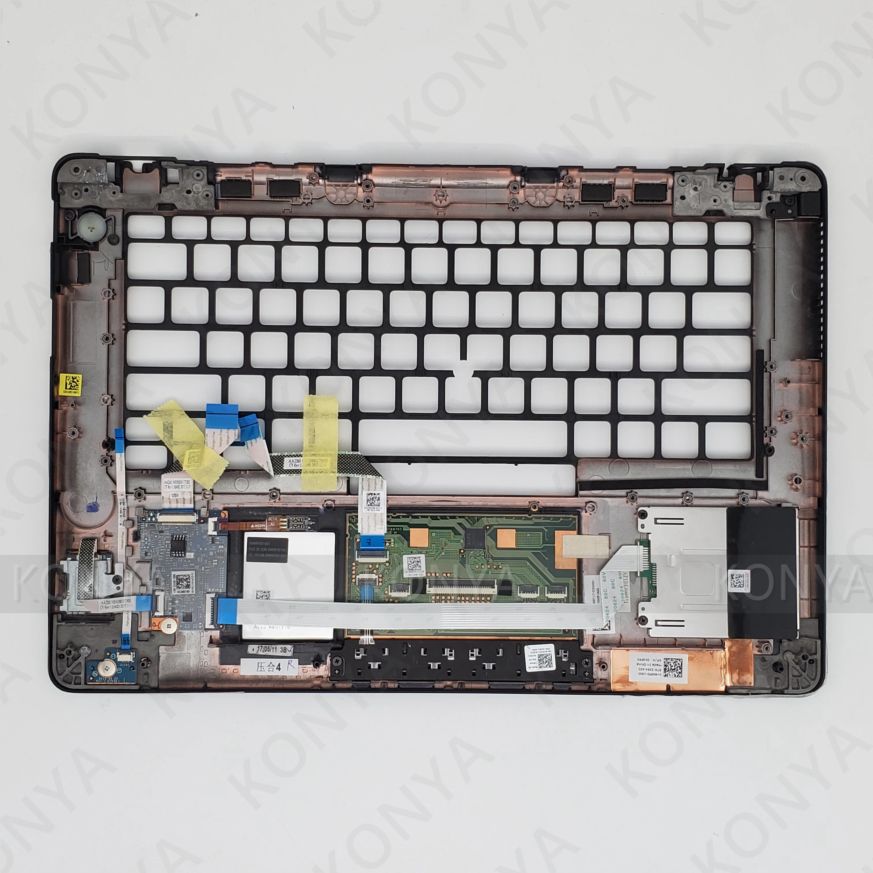 Верхний чехол для Dell Latitude E7470 plamest с тачпадом 09Y17 DGFPD XFY7W TWX2H