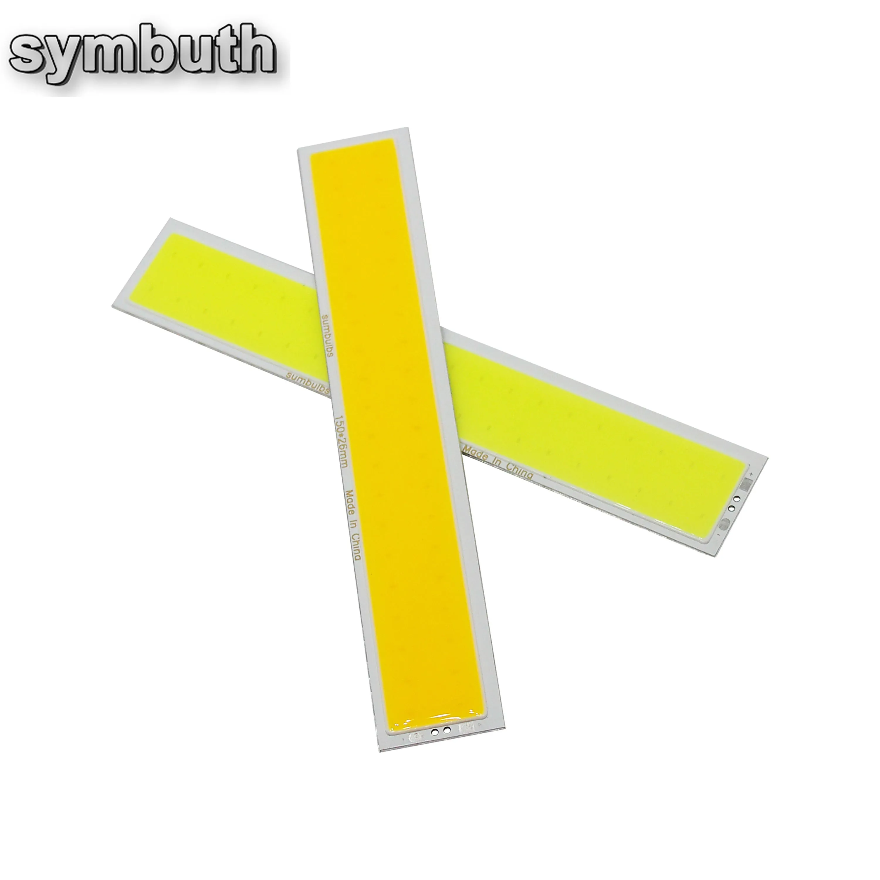 Symbuth 150x26mm 8W LED COB Module Strip Light Source Bulb DC 12V Bar 800LM Warm Cold White DIY Indoor Lamp for Diy Bulb