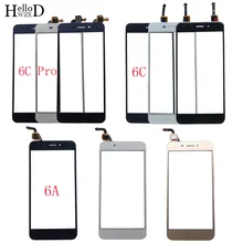 Tela de toque móvel para huawei honor 6a 6c 6c pro digitador do painel frontal sensor vidro touchscreen 3 m cola toalhetes