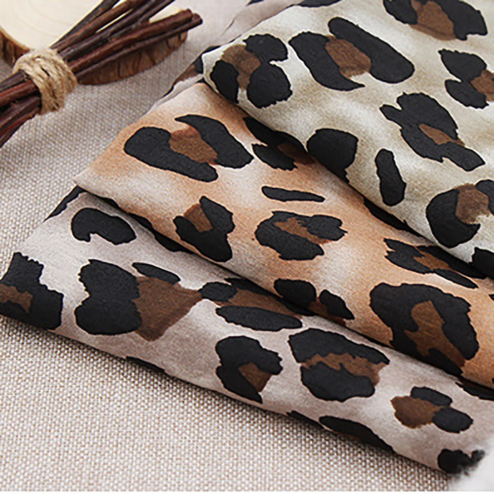 Lychee Life 50x145 см леопардовая печатная ткань модные красочные ткани Ручное шитье для поделок аксессуары для одежды украшения