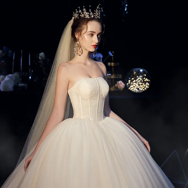 HLF19 New White Wedding Dress Special Sweetheart Lace Up Bridal Gowns Beading Vestido De Noiva Boho Vestido De Novia Bohemio 6
