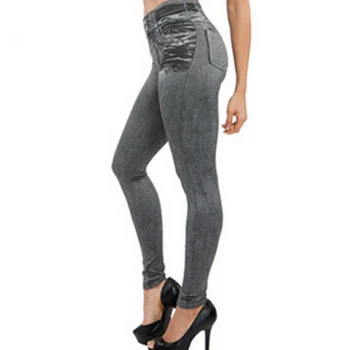 

Sale Women Fleece Lined Winter Legging Jeans Genie Slim Fashion Leggings Real Pockets Woman Fitness Pants Leggings