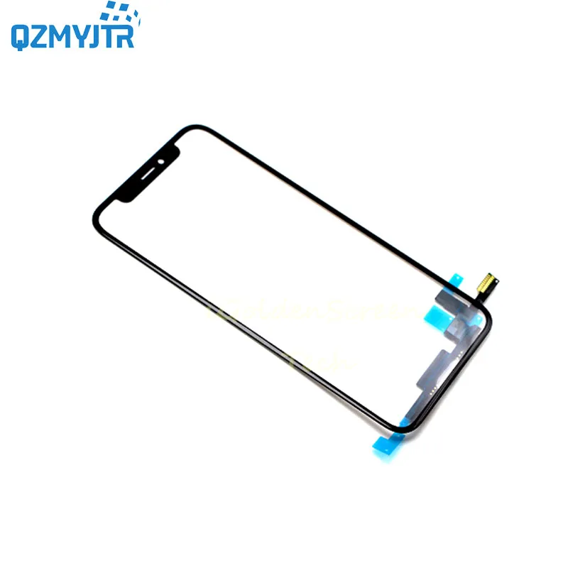 Высокое качество,, 5,8 '', для iPhone X, передняя стеклянная линза, сенсорный экран, дигитайзер, внешняя панель, ЖК-дисплей с сенсорным гибким кабелем