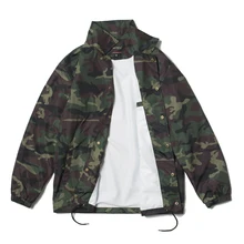 2020ss chaqueta de entrenador ropa de calle hip hop militar negro camuflaje vintage rompevientos táctico impermeable para hombres