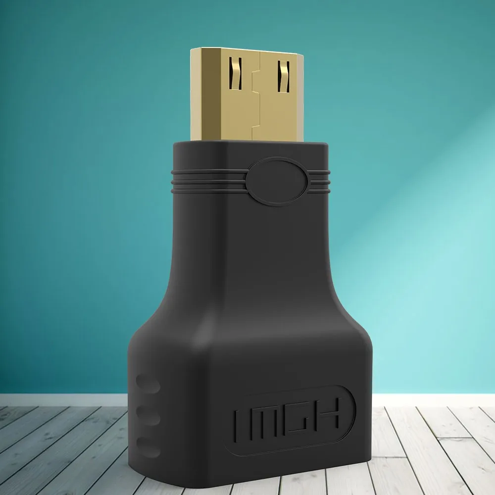 HDMI Type A Female To Mini C Мужской адаптер конвертер покрытый для 1080p 3D TV In Gold Plated|Кабели HDMI| |