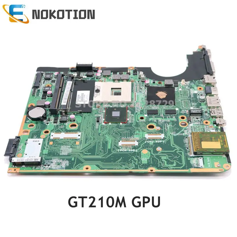 NOKOTION 580976-001 DA0UP6MB6F0 для hp Pavilion DV6 DV6-2100 материнская плата для ноутбука PM55 GT210M DDR3 полный тест