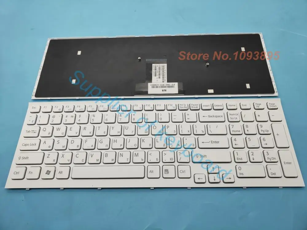 Новая русская клавиатура для Sony VAIO PCG-71312L PCG-71315L PCG-71316L 71312M белый ноутбук рамка |