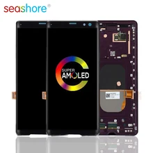 6,0 ”AMOLED для sony xperia XZ3 lcd кодирующий преобразователь сенсорного экрана в сборе для sony xperia XZ3 дисплей с заменой рамы 1440x2880