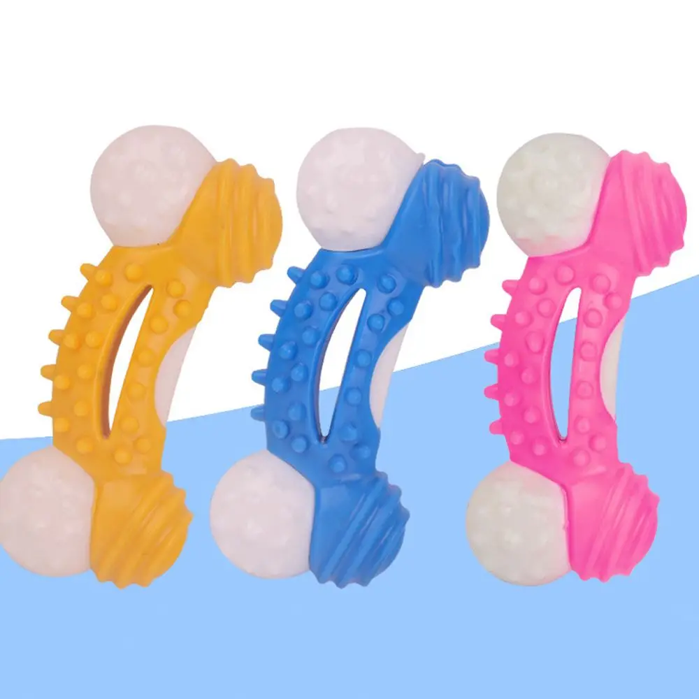 Creative Interactive Teeth Clean Oral Care Effective Brushing Chew Stick Molar Sticks Rubber Bone Toy Toothbrush Pet Supplies