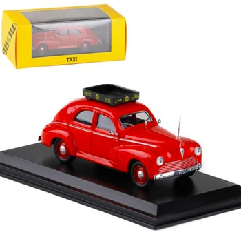 

1:43 Scale 1960 Cab Taxi Diecast Alloy Classic Peugeot 203 Casablanca Car Model Metal Traffic Tools Vehicles Toys F Collection