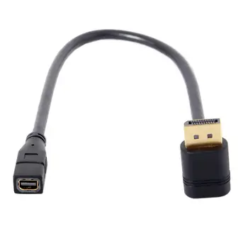 

DP DisplayPort to Mini DP DisplayPort Adapter Cable Male to Female Cord Converter for Displays HDTV Monitor