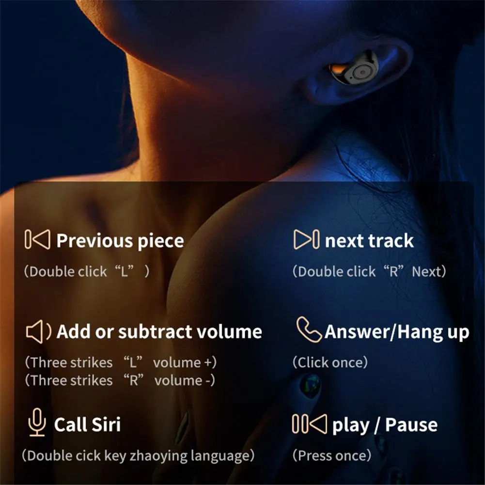 M7s Bluetooth гарнитура TWS большой емкости дисплей батареи сенсорный экран Беспроводная Bluetooth гарнитура с зарядным устройством 1500 мАч