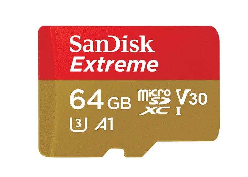 Original SanDisk Extreme Micro SD Card 128GB 256GB 64GB SDXC A2 U3 32GB SDHC A1 V30 Memory Card Flash Microsd With Adapter