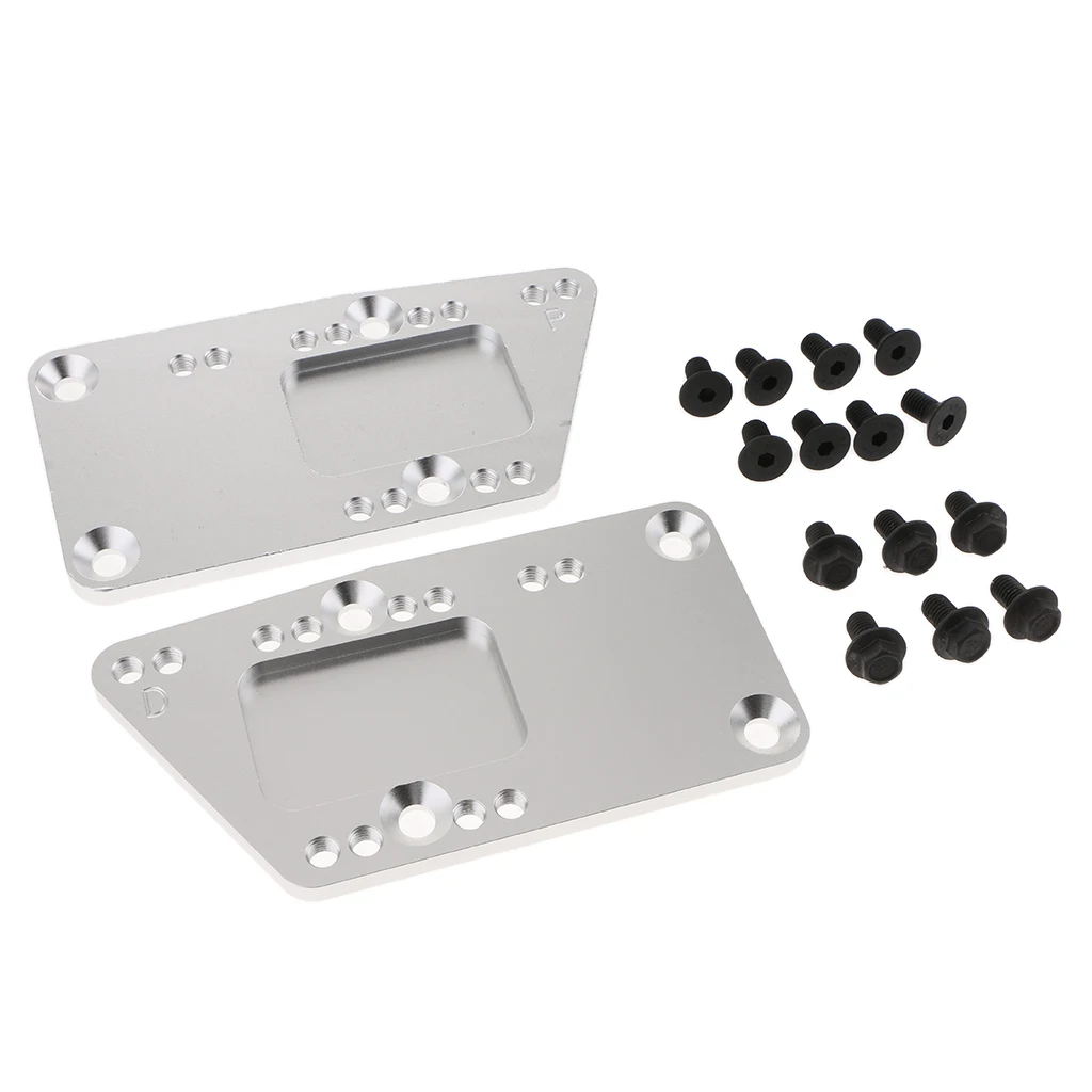 LS1 Engine Mount Adapter Plates -SBC LS 4 Position - Silver 210x110x10mm