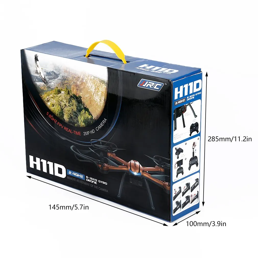 2,4G 4CH 6-Axis Gryo 5,8G FPV в режиме реального времени с 2.0MP Камера для JJRC H11D