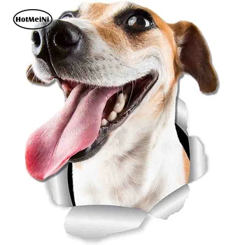 

HotMeiNi Happy Jack Russell Dog Wall Decals Sticker For Skateboard Laptop Luggage Guitar Fridge CarLongest side 13cm