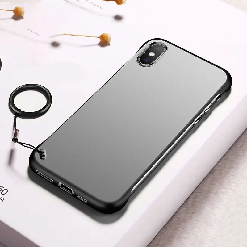 Black For iPhoneX/Xs Чехол для мобильного телефона без оправы без рамки для iPhone 6 6S 7 8 Plus X Xs Max Xr GK8899 - Цвет: Black For iPhoneX/Xs