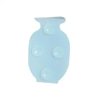 

Silicone Floret Bottle Wall Flower Vases Bud Pots In Wooden Rack Rustic Home Decor Window Accessory