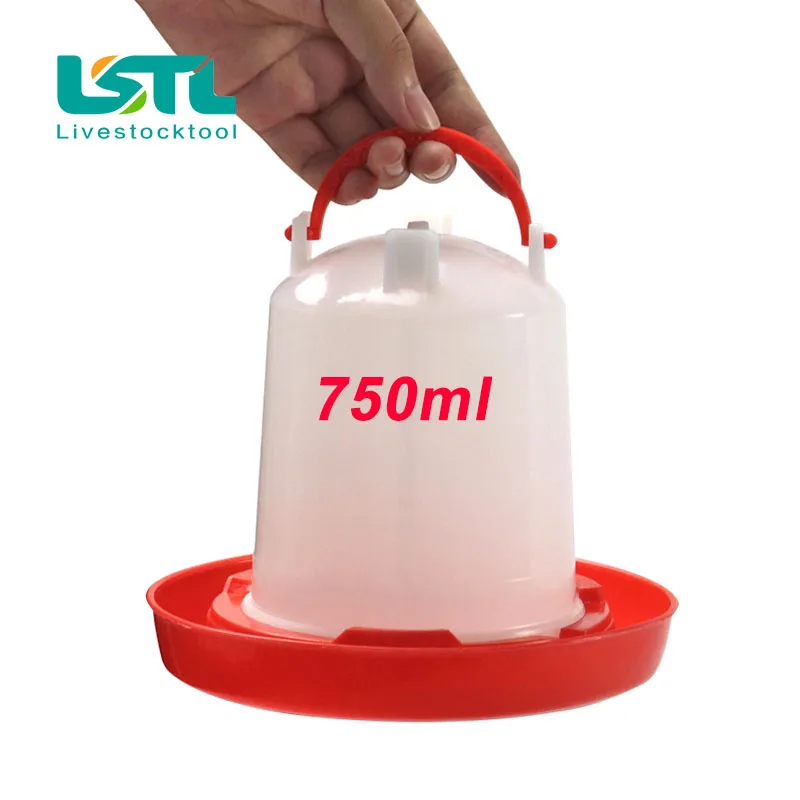 2 шт. ведро для воды птицы 750 мл/1.5L/6L поилка для кур баррель ведро для воды поилка для перепел оборудование для птиц кормушка