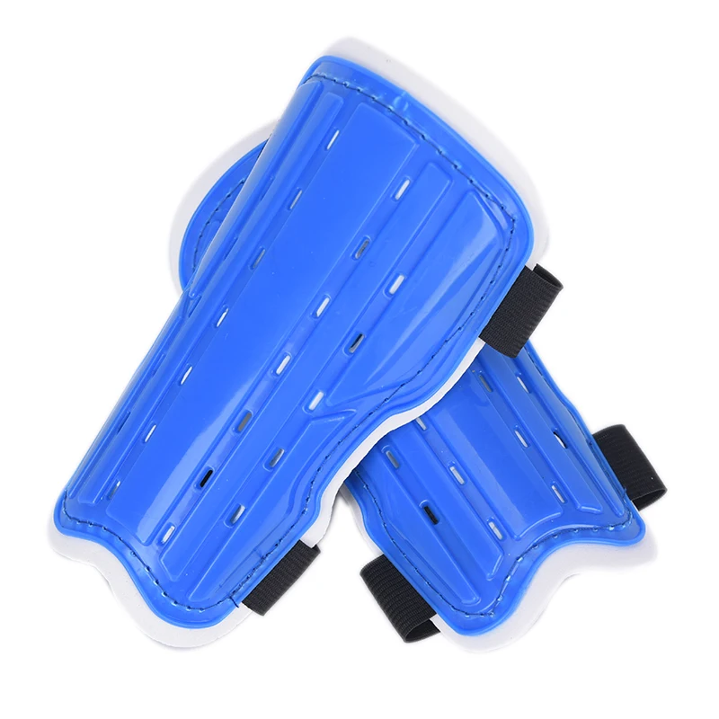 Синий 2pcs/pair Shin Adolescent Guard Antislip Soccer Shin Guards Pads Football Shin 17.5cm*7.5cm*0.5cm High Quality - Цвет: Синий