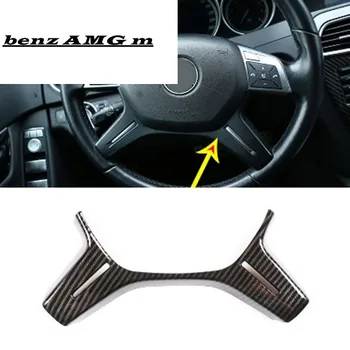 

Carbon Fiber For Mercedes Benz C Class W204 C180 C200 2011-13 CarABS Steering Wheel Decoration Trim E ML GL Class W212 X166 W166