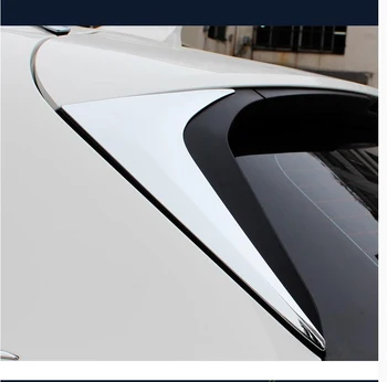 

For 2017 2018 2019 Mazda CX 5 CX- 5 KF Accessories ABS Rear Tail Window Spoiler Triangle Molding Cover Kit Trim 2 Pcs