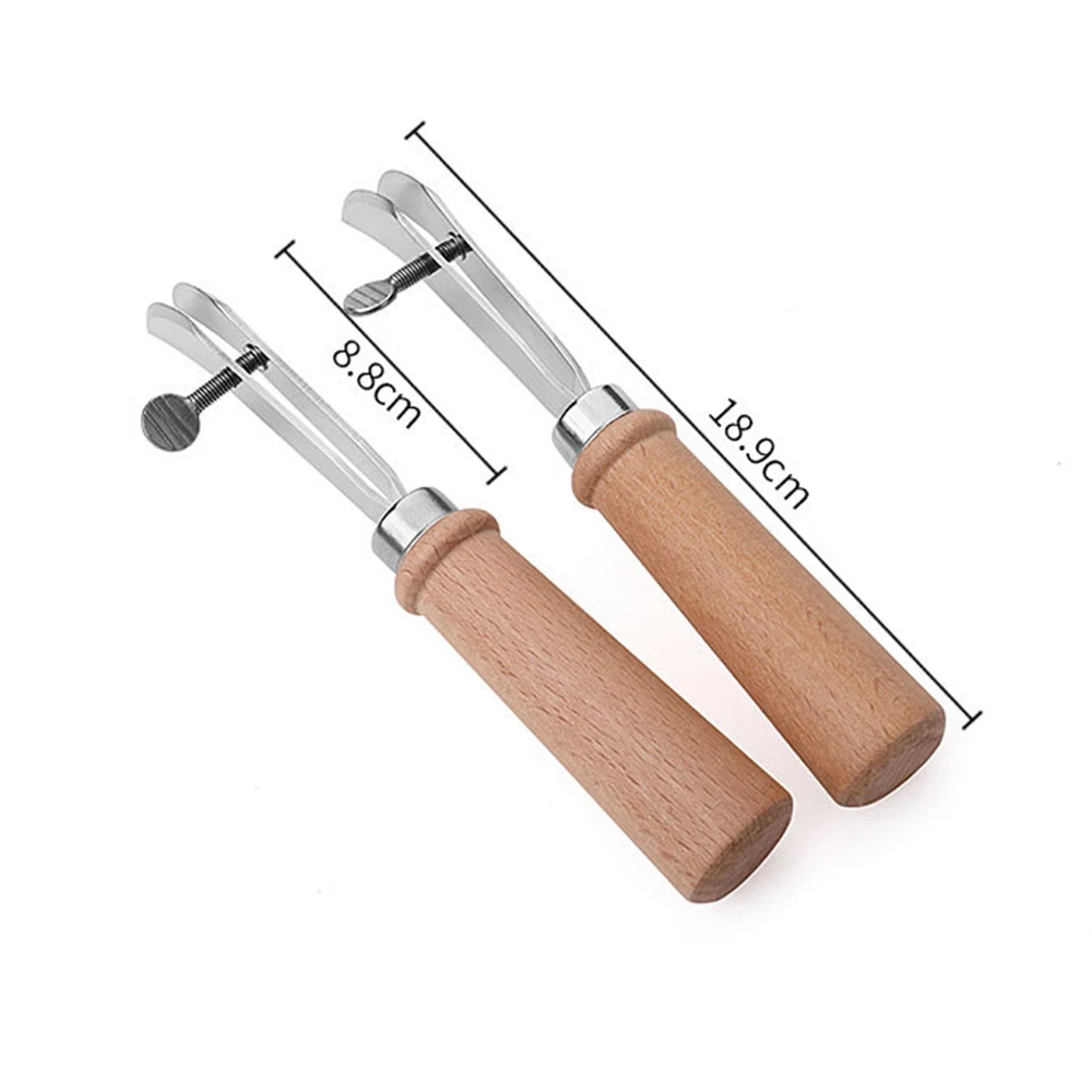 Leather Tools Adjustable Cutter DIY Handmade Leather Crimper Slotting and Grooving Device Edge Holder Leathercraft Cutting-2