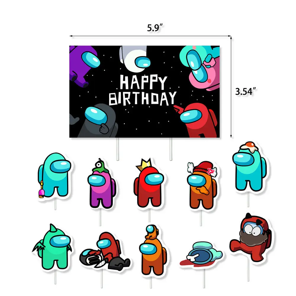 Among Us Cake Topper Printable - Design Talk