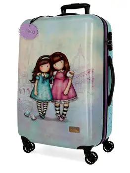 

Medium suitcase Gorjuss rigid 67cm Friends Walking Together