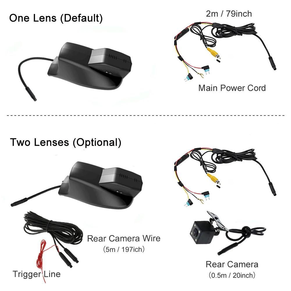 Автомобильный регистратор DVR Dash Cam камера Wifi цифровой видеорегистратор для Jeep Compass