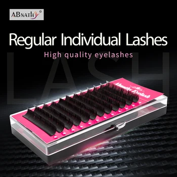 

Abnathy All Sizes Individual Eyelashes J B C D Natural False Eyelashes Mink Classic Eyelash Lash Extension Cilia 0.05-0.25mm