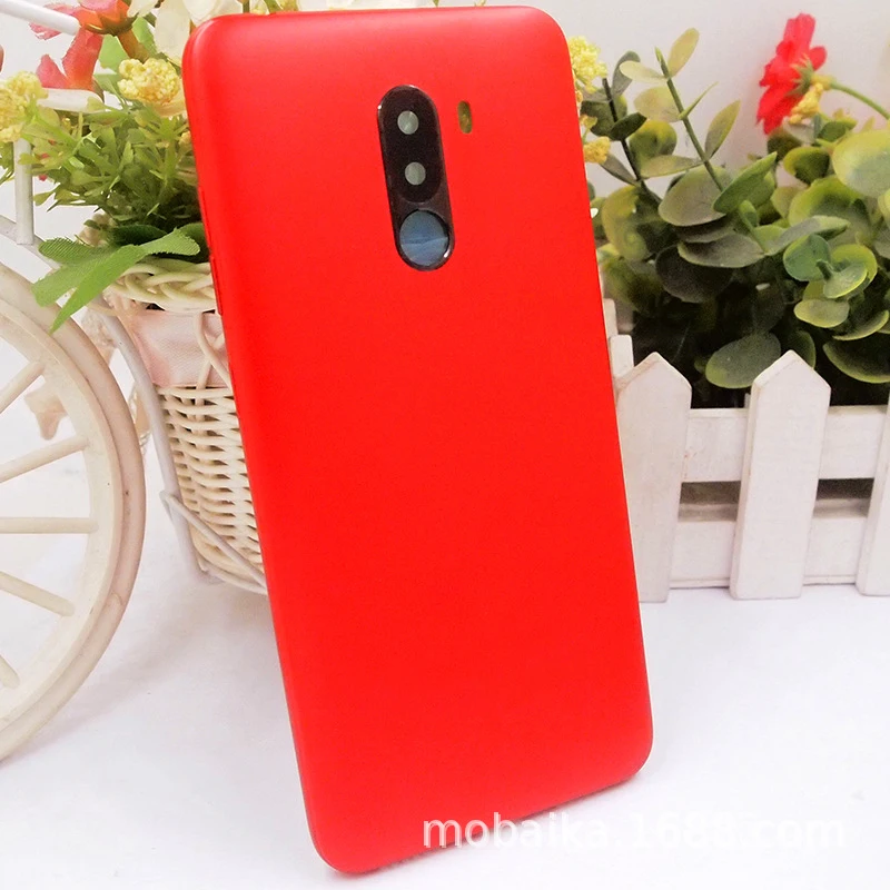2pcs For Xiaomi PocoPhone F1 Battery Cover Back Housing Rear Door Case for Pocophone Replacement |