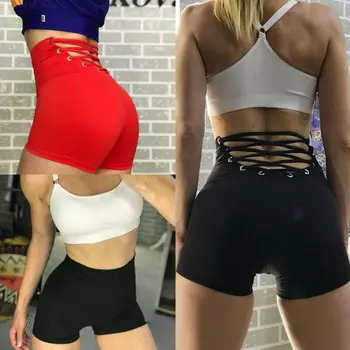 

Hirigin Women Compression Shorts Sports Gym Fitness Running Butt Lift Booty Pants