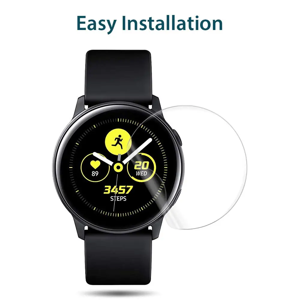 3 шт. ультратонкая Защитная пленка для Samsung galaxy watch Active 2 40 мм 44 мм|Защита экрана