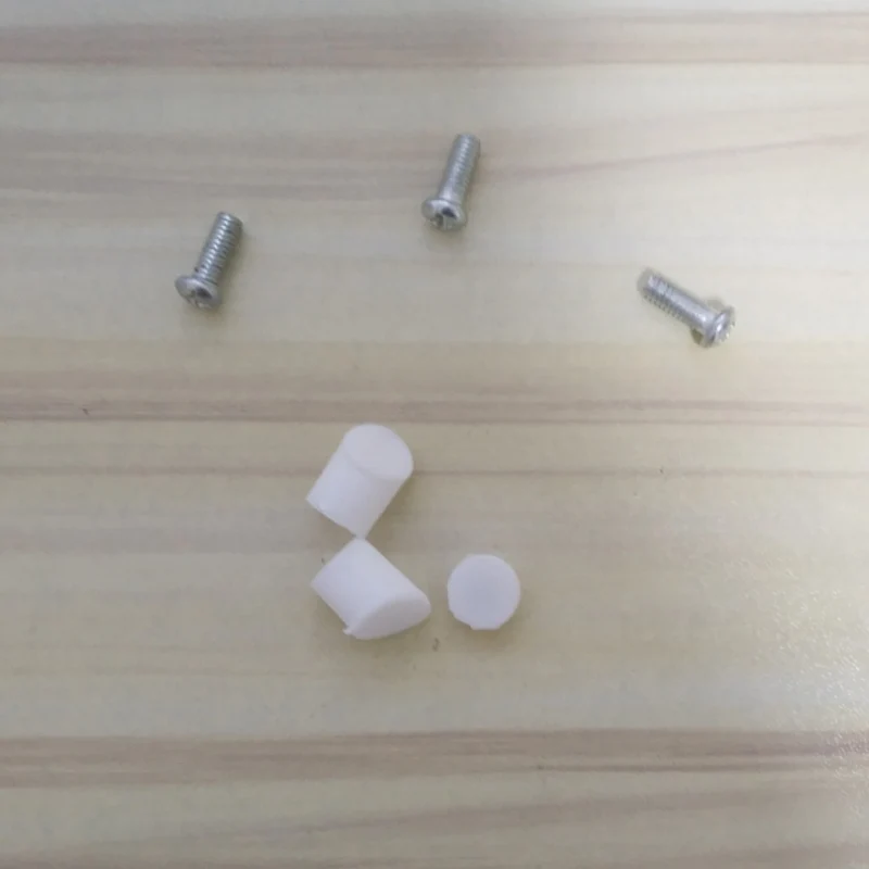 Брызговик заднее крыло Защита крюк резиновая крышка для Xiaomi Mijia M365 скутер скейтборд шурупы резиновая Крышка Заглушка запчасти - Цвет: copy screws white