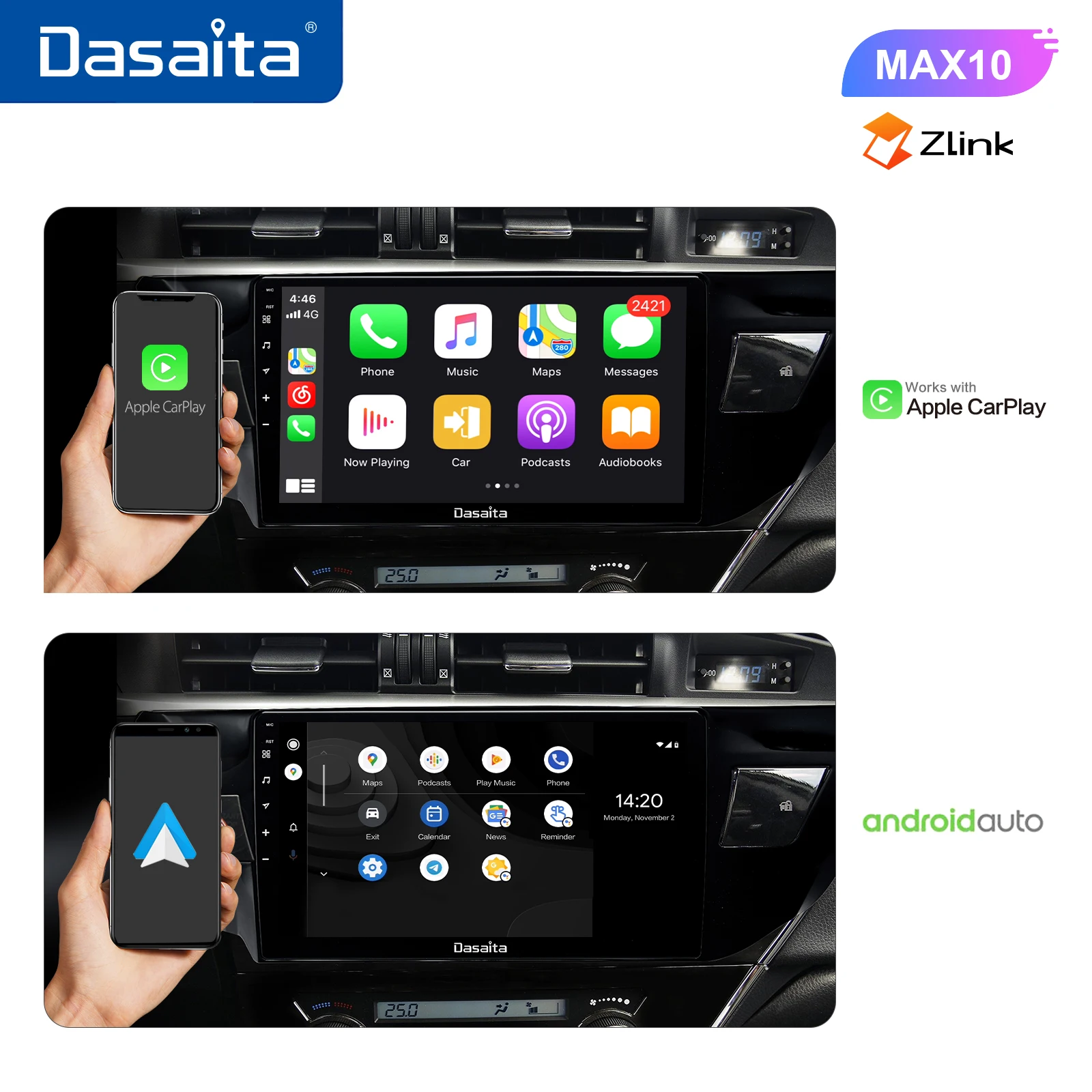 Dasaita Mobil Multimedia Android 10.0 