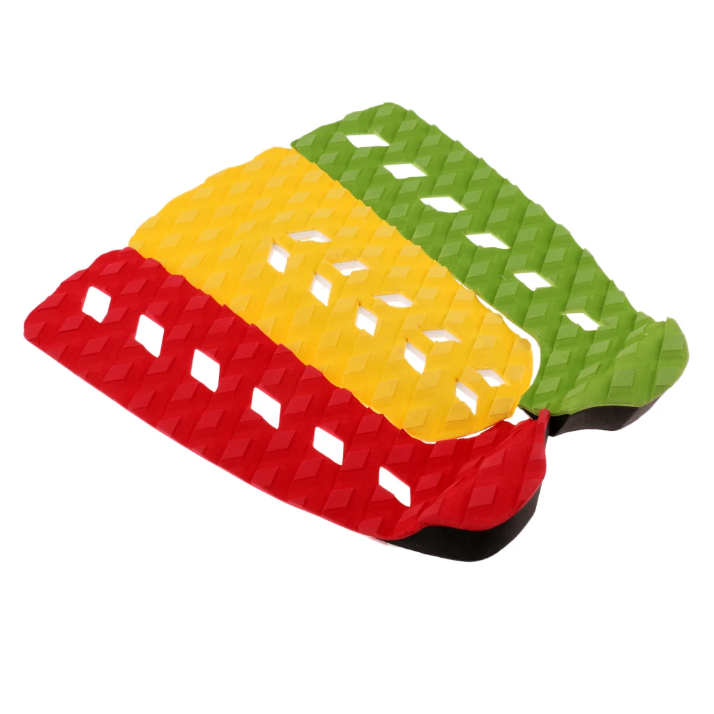 Surfboard Shortboard Stretch Cover Sock Bag & 3 Non-slip EVA Traction Pad for Skimboarding Paddleboard